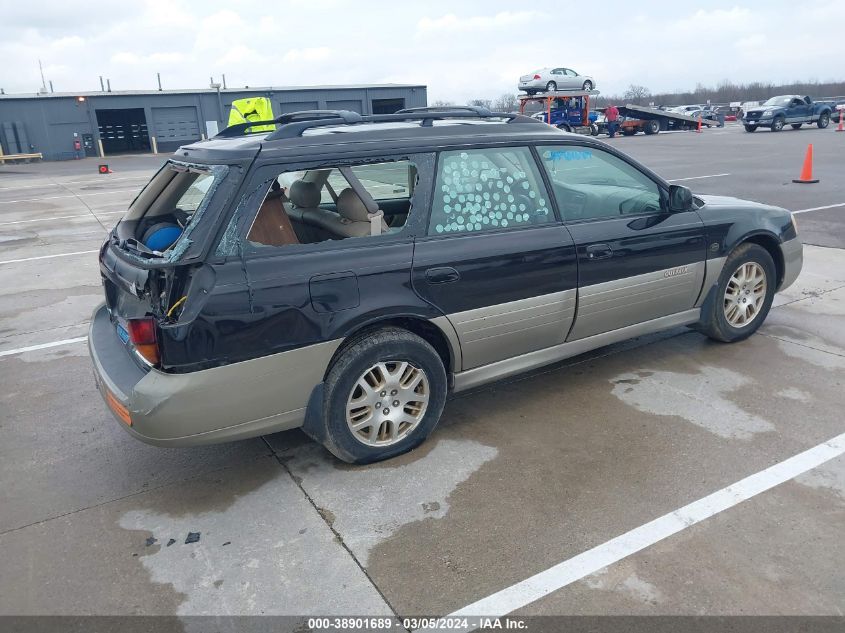 2001 Subaru Outback H6-3.0 VIN: 4S3BH806617665238 Lot: 38901689