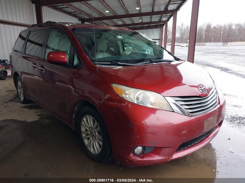 2013 Toyota Sienna Xle V6 8 Passenger VIN: 5TDYK3DC7DS306229 Lot: 38901716