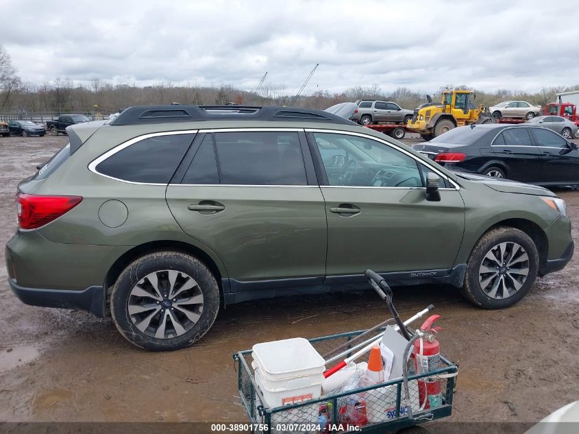 2017 Subaru Outback 2.5I Limited VIN: 4S4BSANC3H3329339 Lot: 38901756