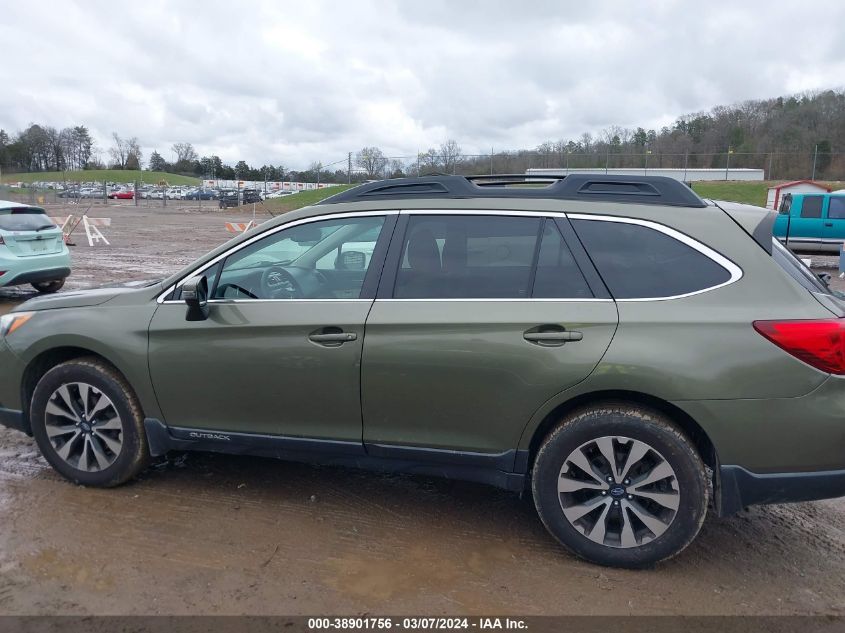 2017 Subaru Outback 2.5I Limited VIN: 4S4BSANC3H3329339 Lot: 38901756