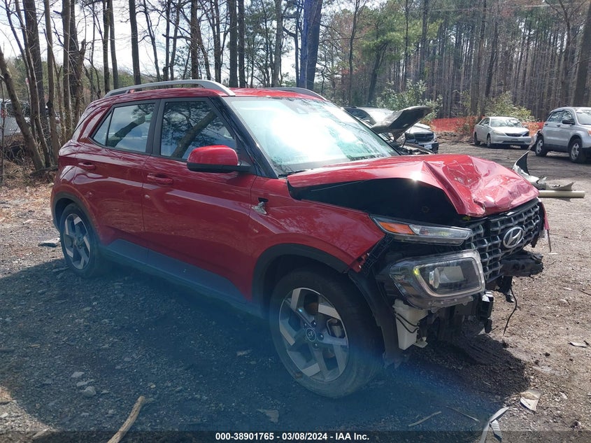 2022 Hyundai Venue Sel VIN: KMHRC8A31NU172295 Lot: 38901765