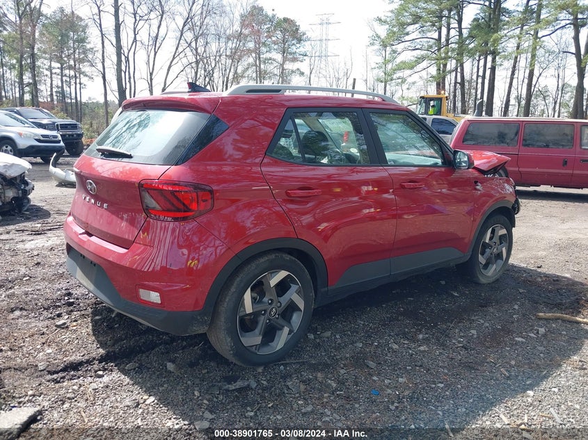 2022 Hyundai Venue Sel VIN: KMHRC8A31NU172295 Lot: 38901765