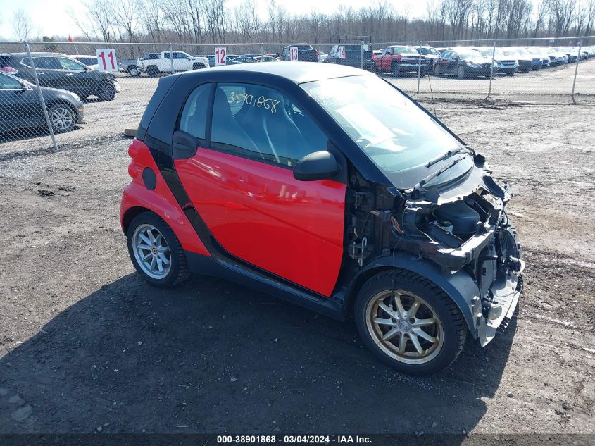 2010 Smart Fortwo Passion/Pure VIN: WMEEJ3BA1AK342252 Lot: 38901868