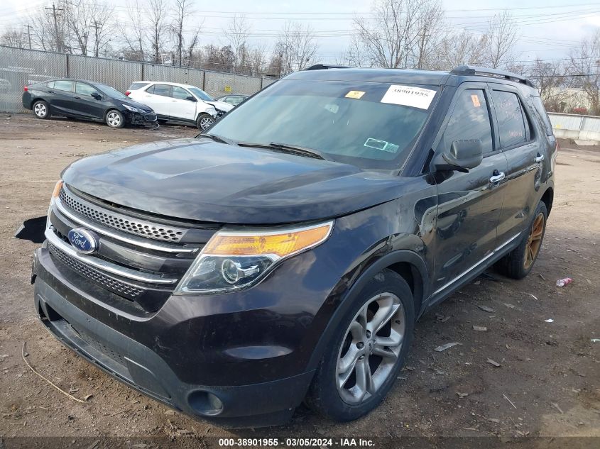 2013 Ford Explorer Limited VIN: 1FM5K8F83DGA09764 Lot: 38901955