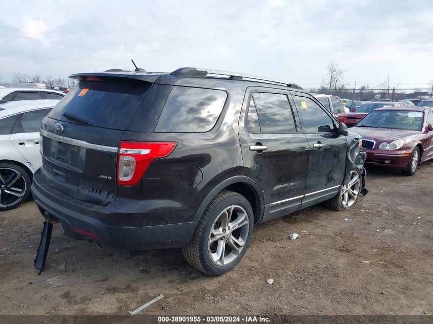 2013 Ford Explorer Limited VIN: 1FM5K8F83DGA09764 Lot: 38901955