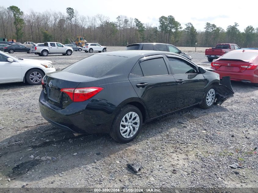 2018 Toyota Corolla Le VIN: 5YFBURHE3JP852593 Lot: 38902084