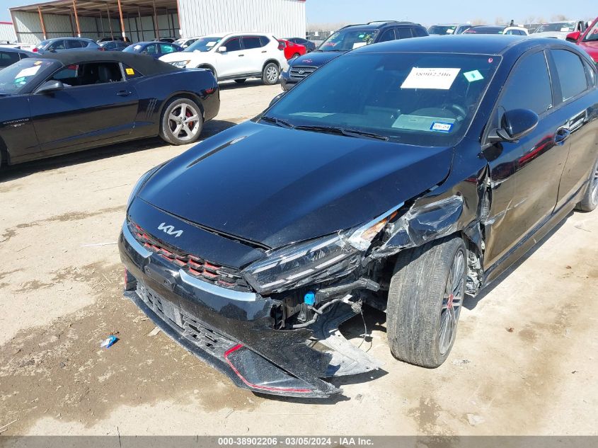 2022 Kia Forte Gt VIN: 3KPF44AC5NE486723 Lot: 38902206