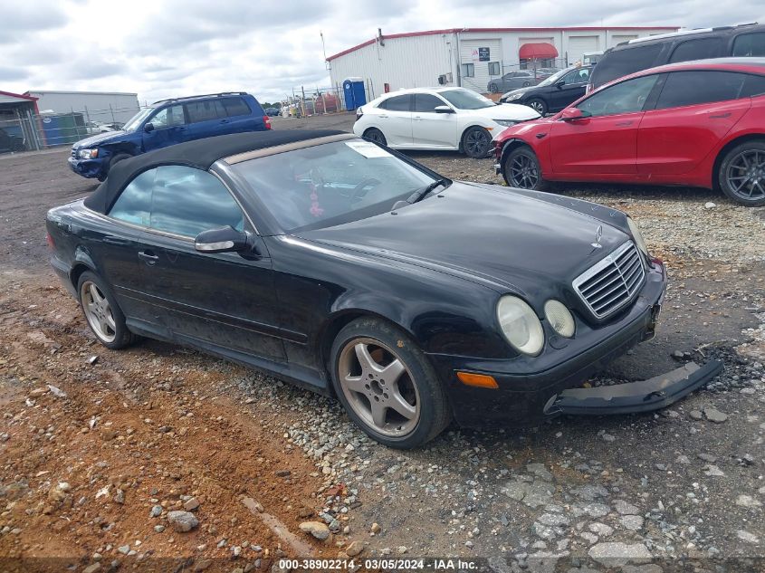 2002 Mercedes-Benz Clk 430 VIN: WDBLK70G82T110470 Lot: 38902214