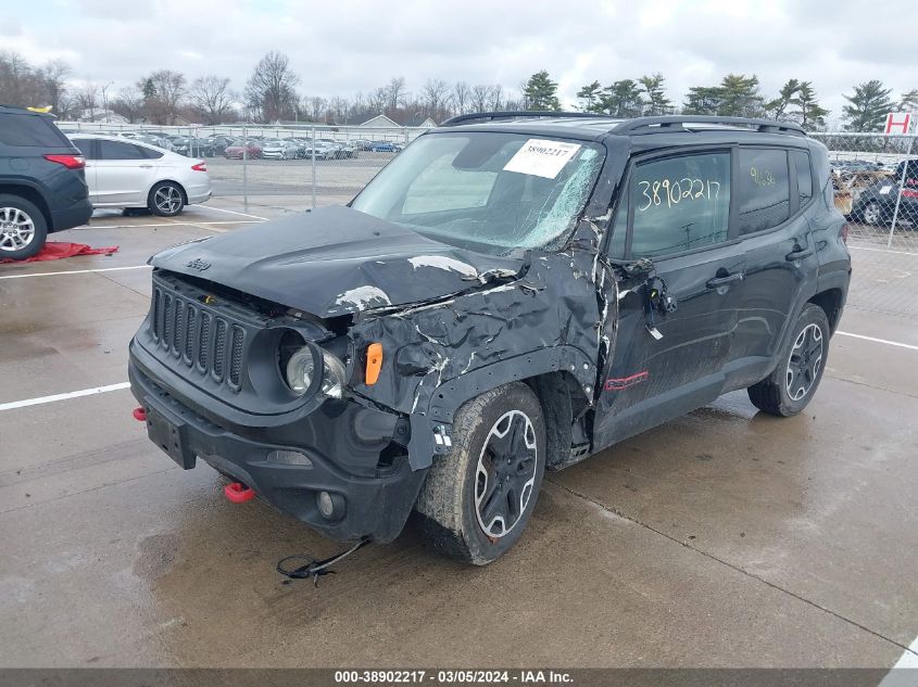 2017 Jeep Renegade Trailhawk 4X4 VIN: ZACCJBCBXHPF92239 Lot: 38902217