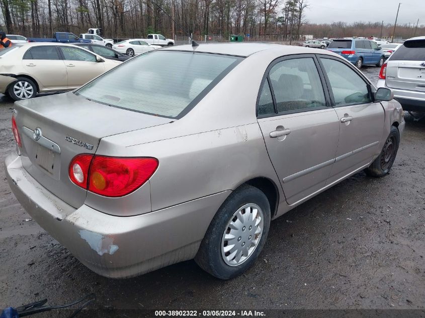 2003 Toyota Corolla Le VIN: 2T1BR32E53C140872 Lot: 38902322