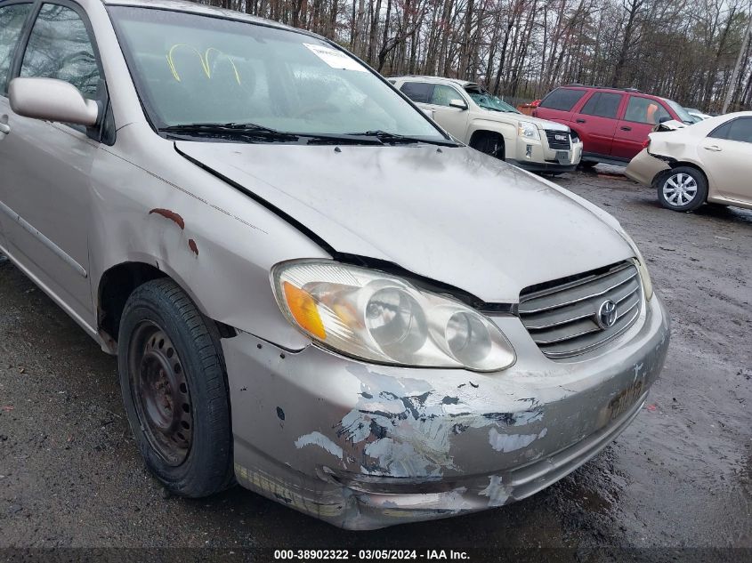 2003 Toyota Corolla Le VIN: 2T1BR32E53C140872 Lot: 38902322