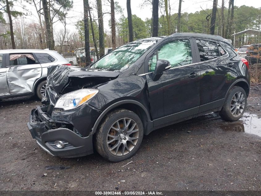 2016 Buick Encore Sport Touring VIN: KL4CJ2SMXGB704141 Lot: 38902446