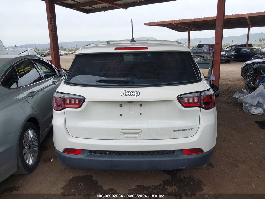 VIN 3C4NJCAB8MT522971 2021 JEEP COMPASS SPORT