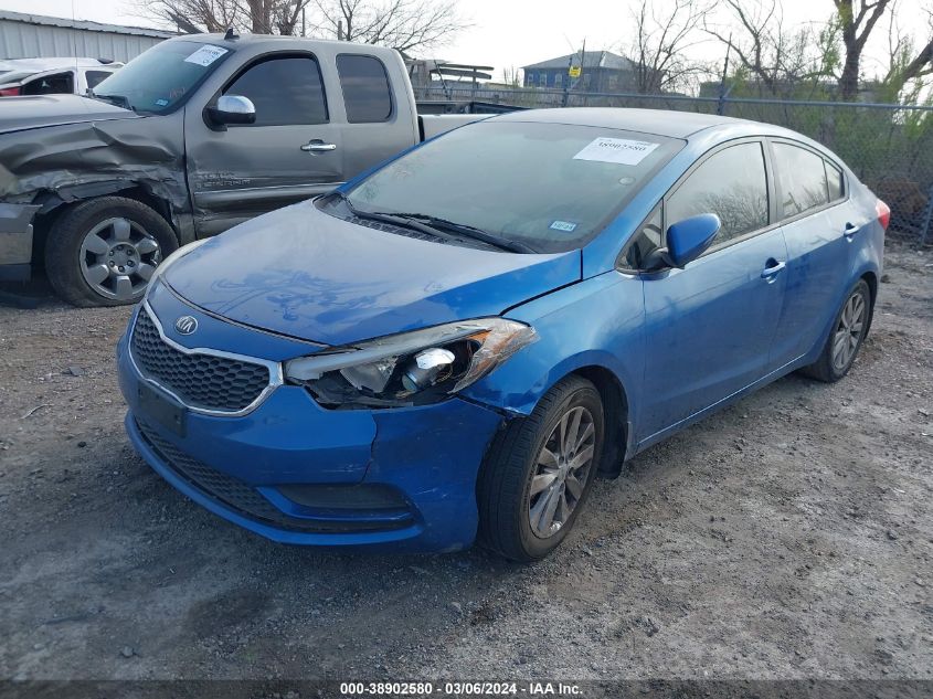 2014 Kia Forte Lx VIN: KNAFX4A62E5061180 Lot: 38902580