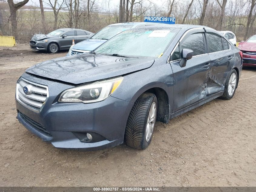 2015 Subaru Legacy 2.5I Premium VIN: 4S3BNBC60F3006829 Lot: 38902757