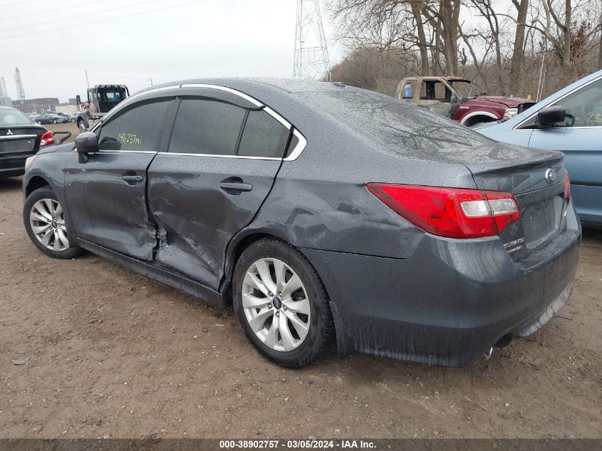 2015 Subaru Legacy 2.5I Premium VIN: 4S3BNBC60F3006829 Lot: 38902757