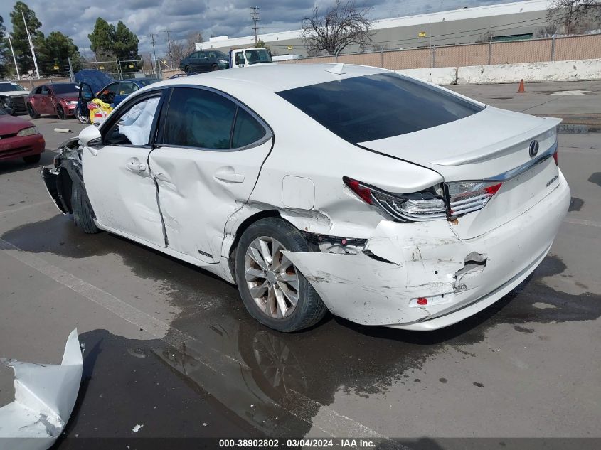 2013 Lexus Es 300H VIN: JTHBW1GG6D2030855 Lot: 38902802