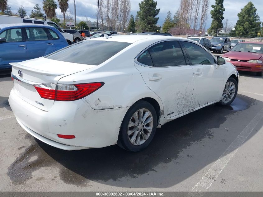 2013 Lexus Es 300H VIN: JTHBW1GG6D2030855 Lot: 38902802