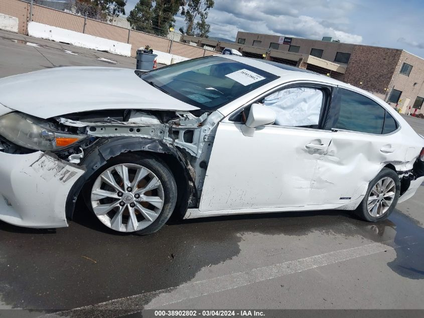 2013 Lexus Es 300H VIN: JTHBW1GG6D2030855 Lot: 38902802