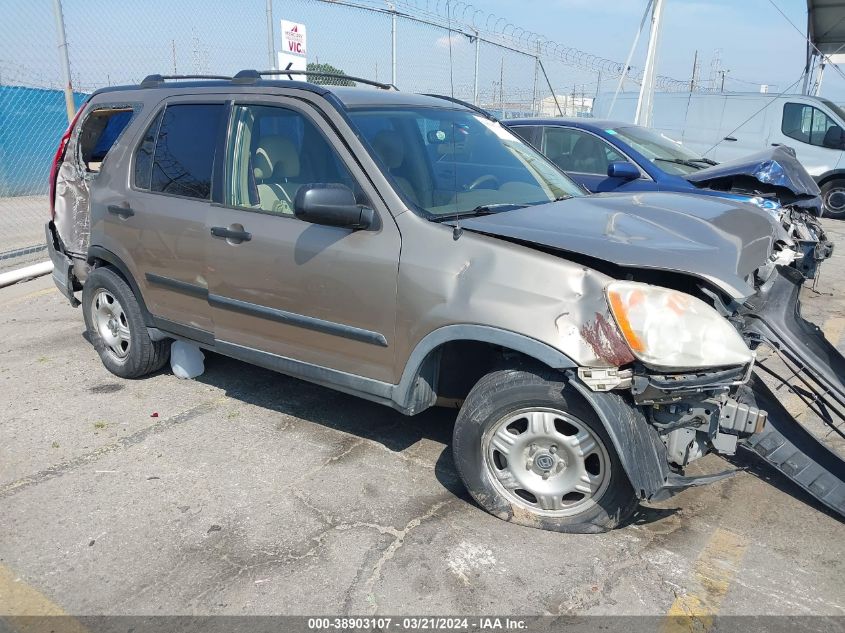 2005 Honda Cr-V Lx VIN: JHLRD68515C006249 Lot: 38903107