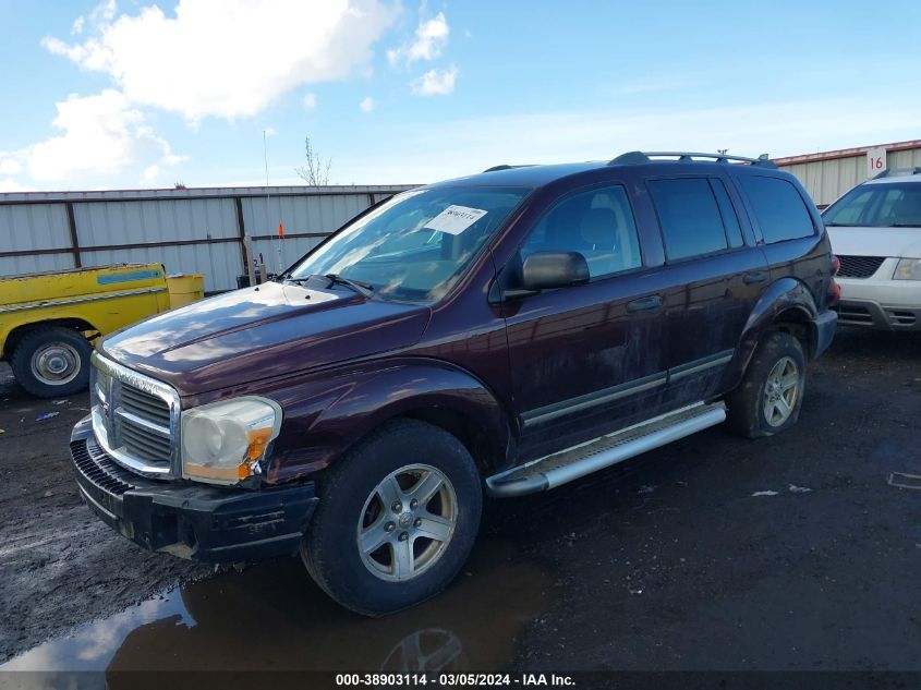 2005 Dodge Durango Slt VIN: 1D4HB48D55F599030 Lot: 38903114