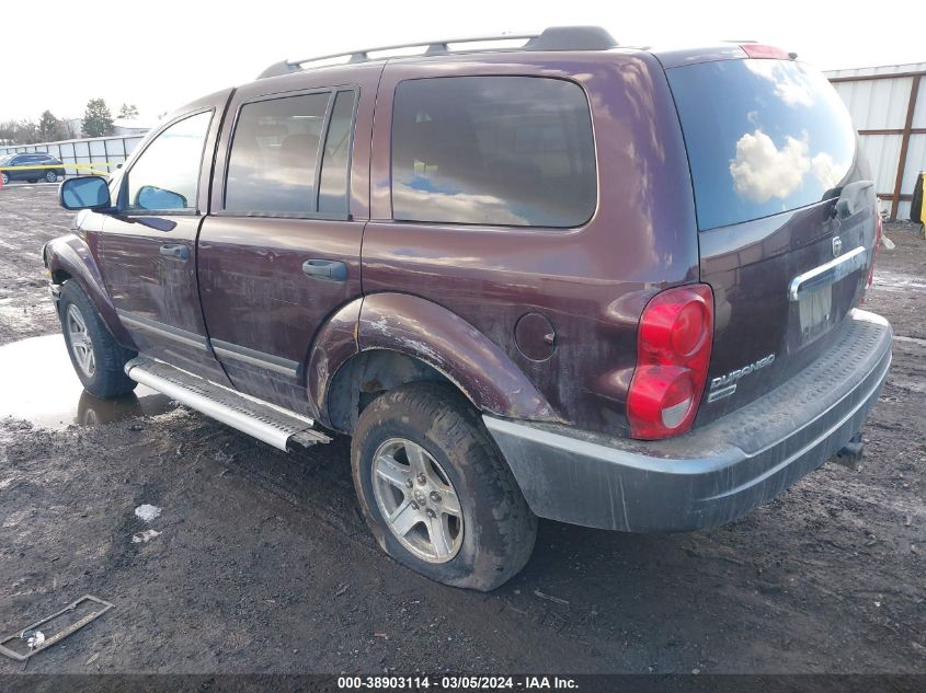 2005 Dodge Durango Slt VIN: 1D4HB48D55F599030 Lot: 38903114