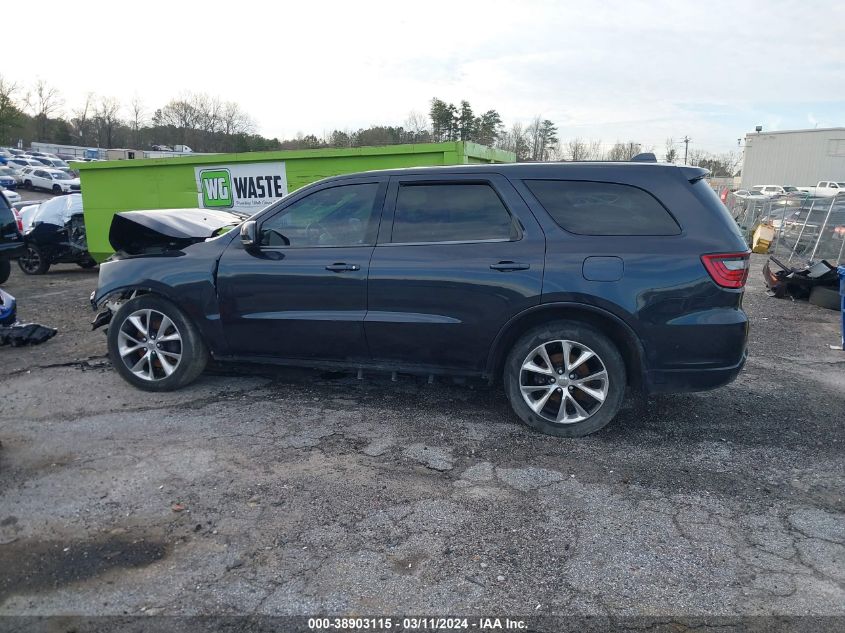 2014 Dodge Durango R/T VIN: 1C4SDJCTXEC509446 Lot: 38903115