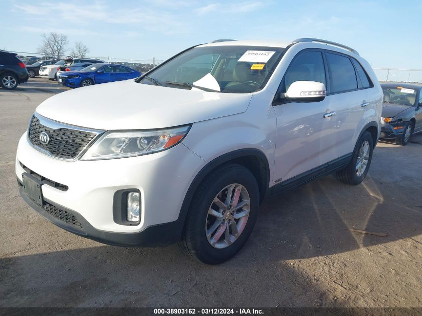 2015 Kia Sorento Lx VIN: 5XYKTCA60FG636389 Lot: 40455389