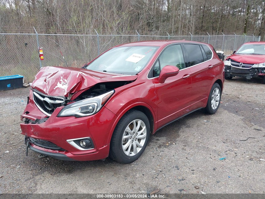VIN LRBFXBSA7KD146087 2019 BUICK ENVISION FWD PREFERRED