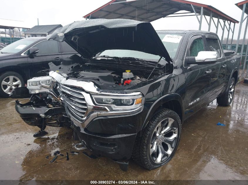 2019 RAM 1500 LONGHORN  4X4 5'7 BOX - 1C6SRFKT2KN896971