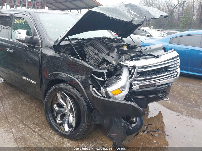 2019 RAM 1500 LONGHORN  4X4 5'7 BOX - 1C6SRFKT2KN896971