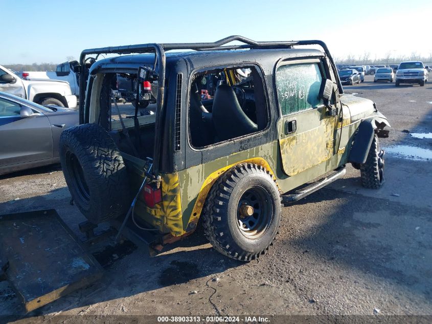 2001 Jeep Wrangler Sport VIN: 1J4FA49S91P351169 Lot: 38903313