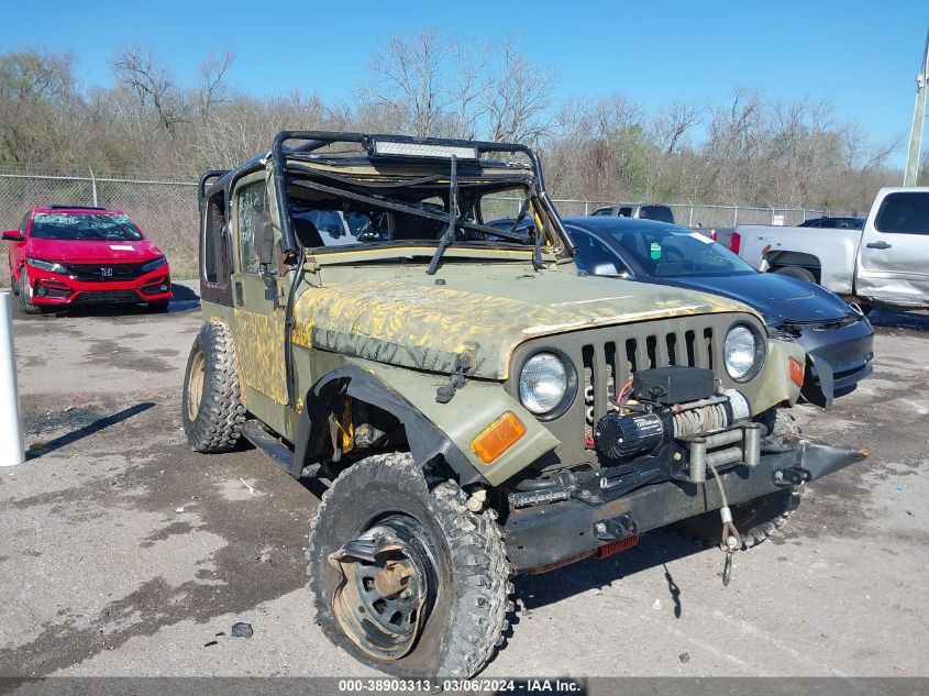 2001 Jeep Wrangler Sport VIN: 1J4FA49S91P351169 Lot: 38903313