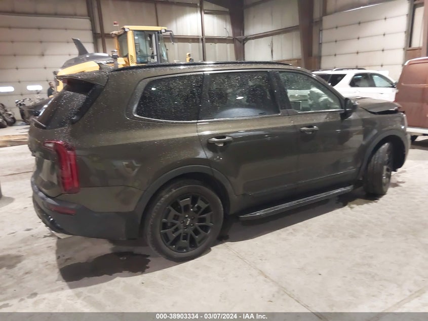 VIN 5XYP3DHC9NG237390 2022 KIA TELLURIDE EX