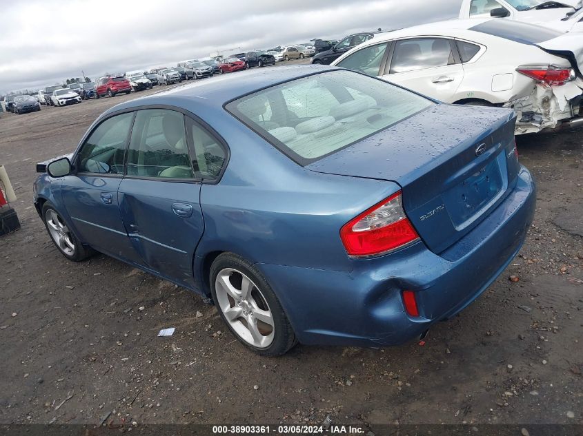 2009 Subaru Legacy 2.5I VIN: 4S3BL616097232219 Lot: 38903361