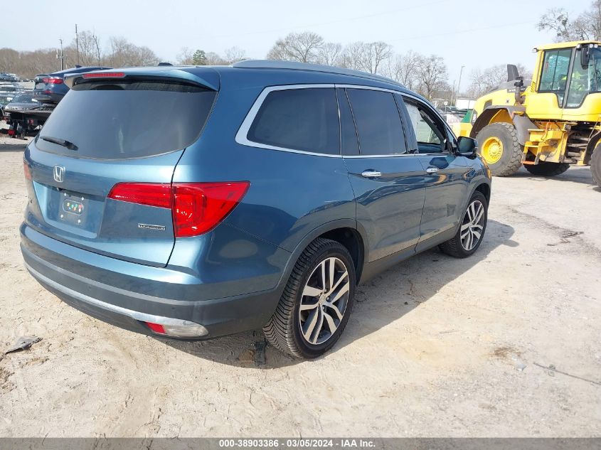 2016 Honda Pilot Touring VIN: 5FNYF5H96GB023747 Lot: 38903386