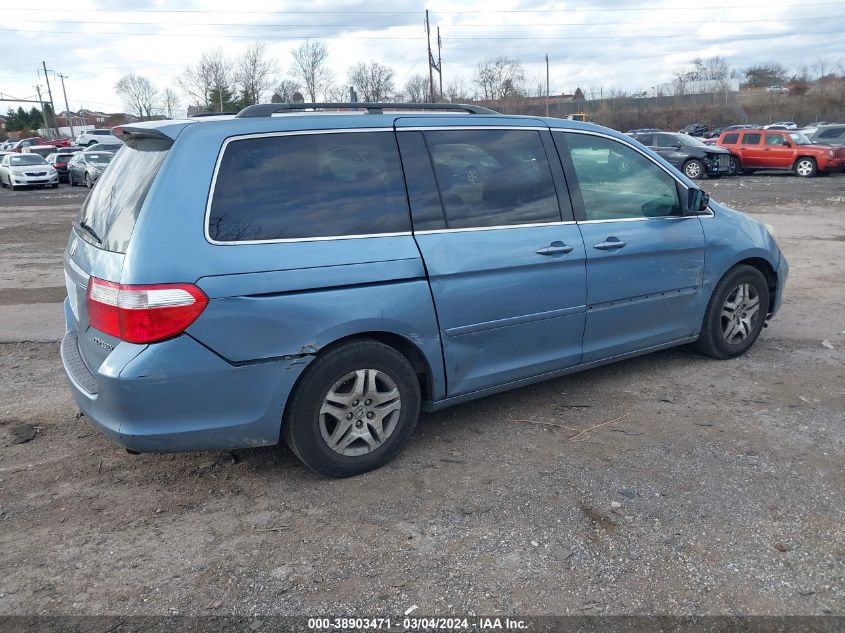 2005 Honda Odyssey Ex-L VIN: 5FNRL38725B129044 Lot: 38903471