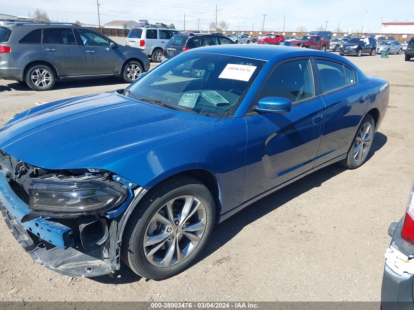 VIN 2C3CDXJG6NH217856 2022 DODGE CHARGER SXT AWD