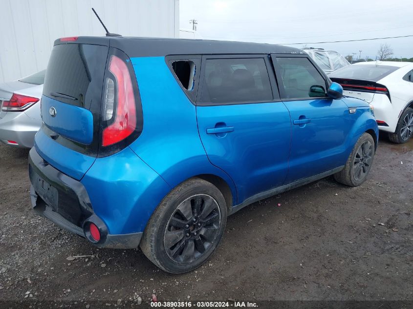 2016 Kia Soul + VIN: KNDJP3A52G7392282 Lot: 38903516