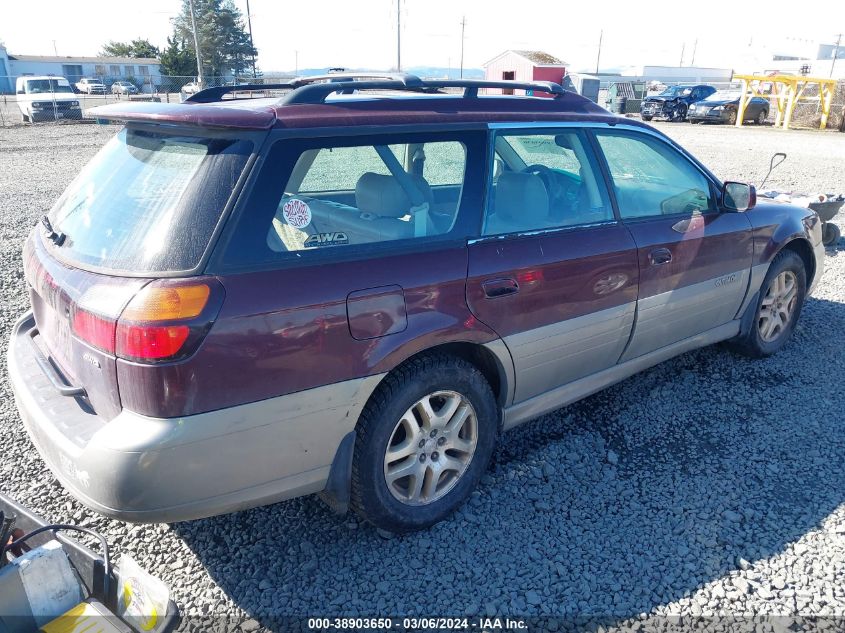 2001 Subaru Outback Limited VIN: 4S3BH686516615381 Lot: 38903650