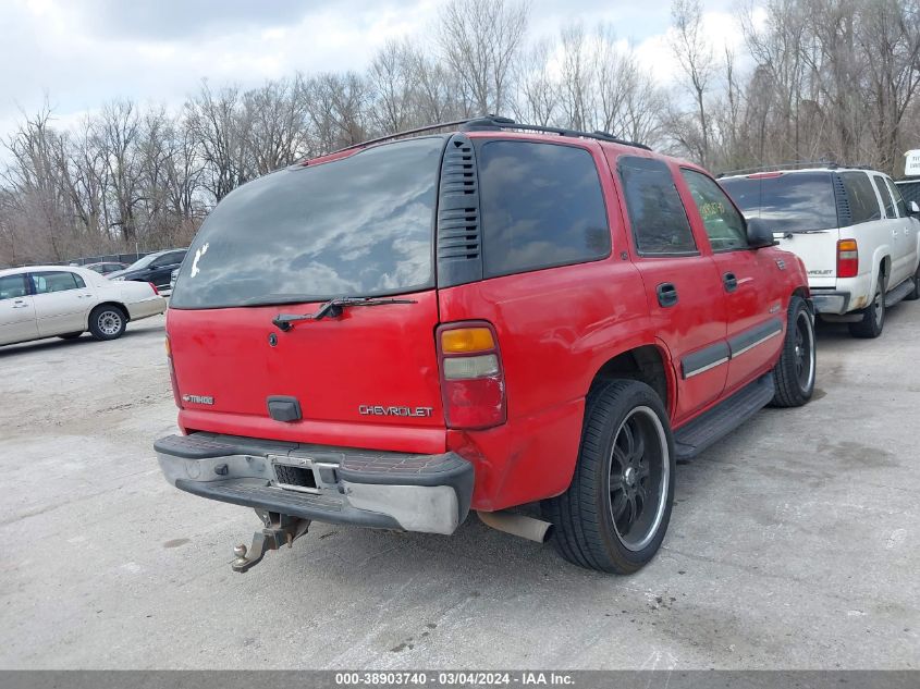 2002 Chevrolet Tahoe Ls VIN: 1GNEC13Z62J162524 Lot: 38903740