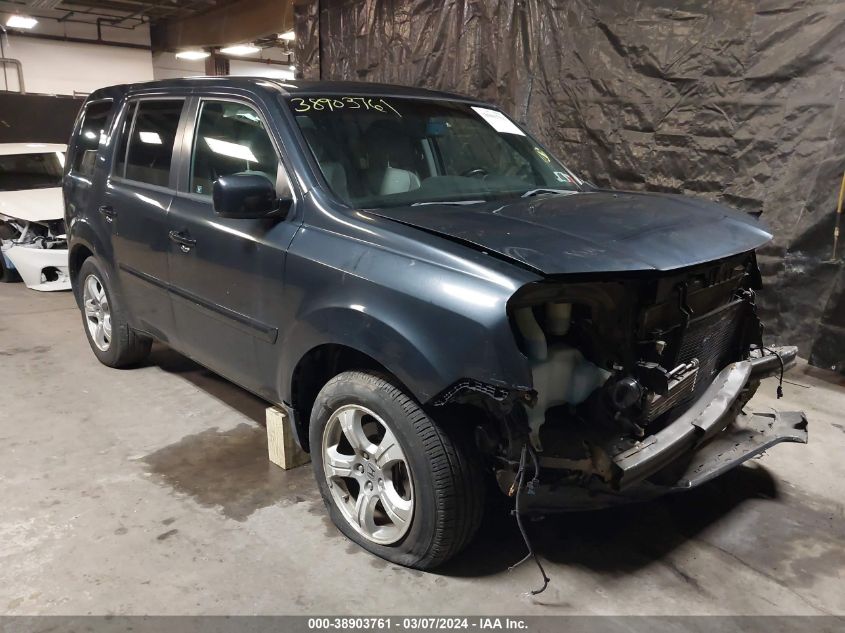 2012 Honda Pilot Ex-L VIN: 5FNYF4H55CB059611 Lot: 40573218