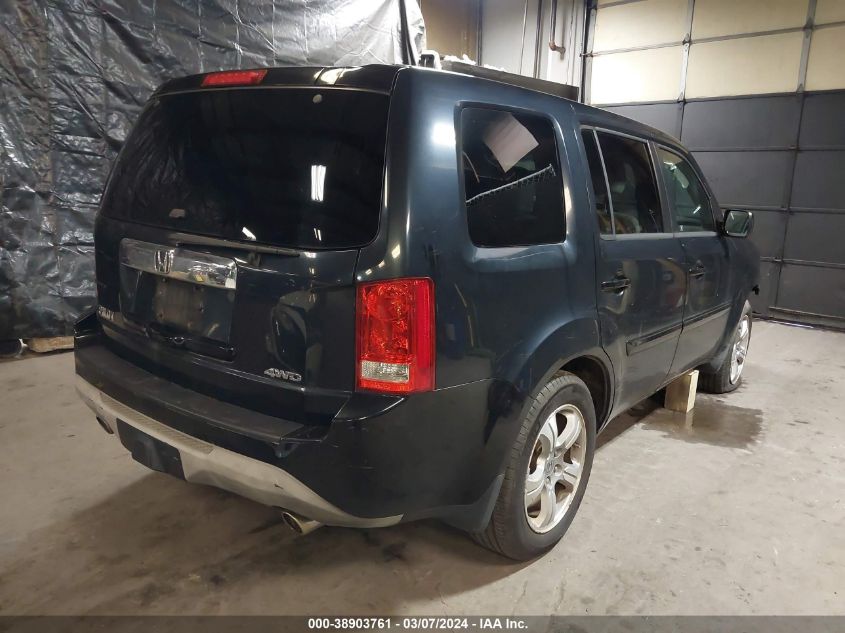 2012 Honda Pilot Ex-L VIN: 5FNYF4H55CB059611 Lot: 40573218