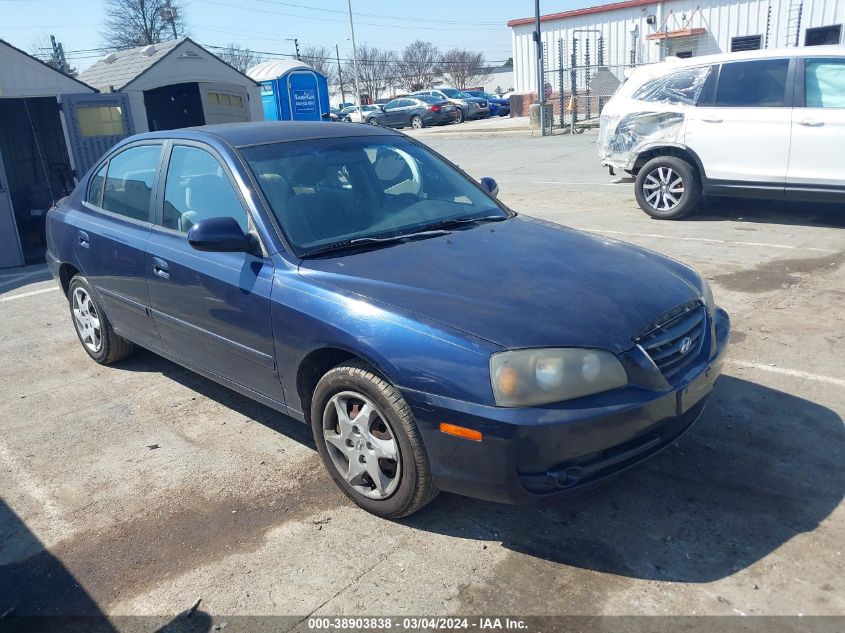 2005 Hyundai Elantra Gls/Gt VIN: KMHDN46D35U926201 Lot: 38903838