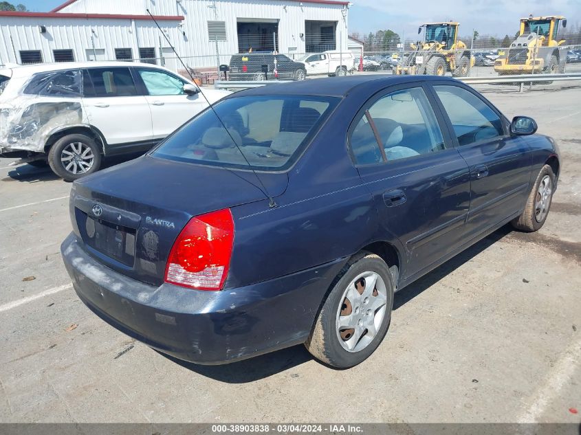 2005 Hyundai Elantra Gls/Gt VIN: KMHDN46D35U926201 Lot: 38903838