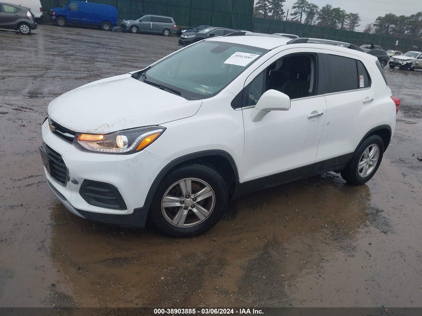 VIN 3GNCJLSB8KL198091 2019 CHEVROLET TRAX LT