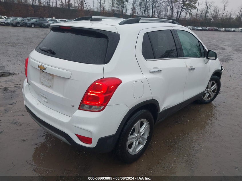 VIN 3GNCJLSB8KL198091 2019 CHEVROLET TRAX LT