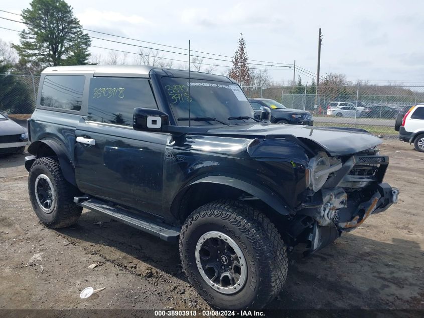 2022 Ford Bronco Outer Banks VIN: 1FMDE5CH9NLB88343 Lot: 38903918