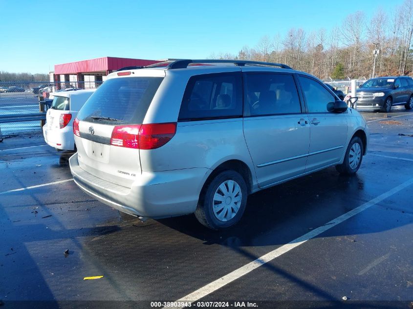 2005 Toyota Sienna Ce VIN: 5TDZA23C95S340998 Lot: 38903943