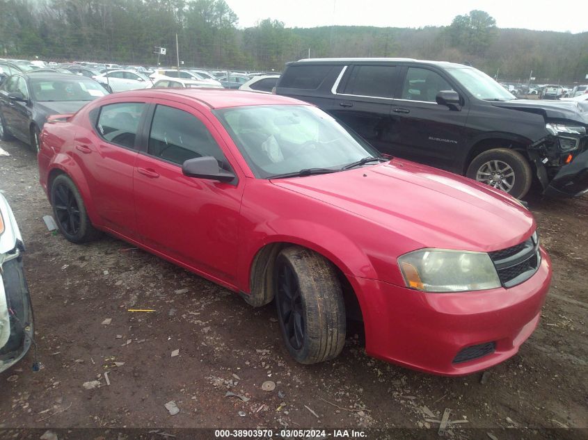 2014 DODGE AVENGER SE - 1C3CDZAG0EN238527